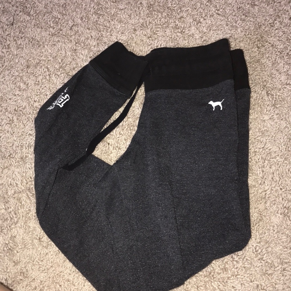 Grey PINK Leggings